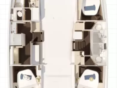 Uthyrning Katamaran  i Frenchtown - Fountaine Pajot Fountaine Pajot FP 44 Maestro - 3 cab.