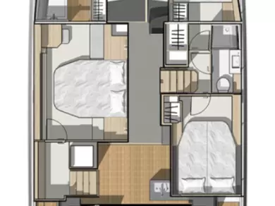 Fountaine Pajot Fountaine Pajot MY5 charter bareboat eller skeppad i Marsh Harbour