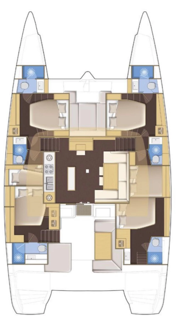 Uthyrning Katamaran  i Belize City - Lagoon Lagoon 52