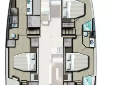 Uthyrning Katamaran  Bali med en båtlicens 