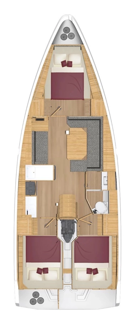 Uthyrning Segelbåt  i Marseille - Bavaria Bavaria C42