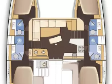 Uthyrning Katamaran  Lagoon med en båtlicens 