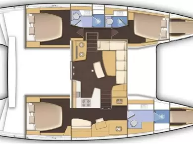 Lagoon Lagoon 42 charter bareboat eller skeppad i Rogoznica