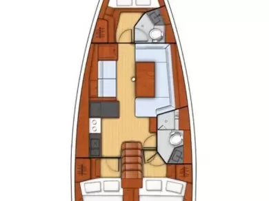 Bénéteau Oceanis 41.1 charter bareboat eller skeppad i Rogoznica