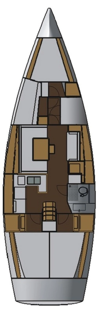 Salona Salona 44 charter bareboat eller skeppad i Punat