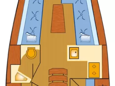 Bavaria Cruiser 34 charter bareboat eller skeppad i Heiligenhafen