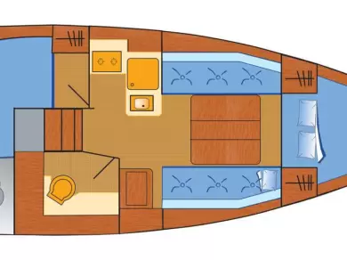 Hyra Segelbåt  med eller utan skeppare Dufour Heiligenhafen 