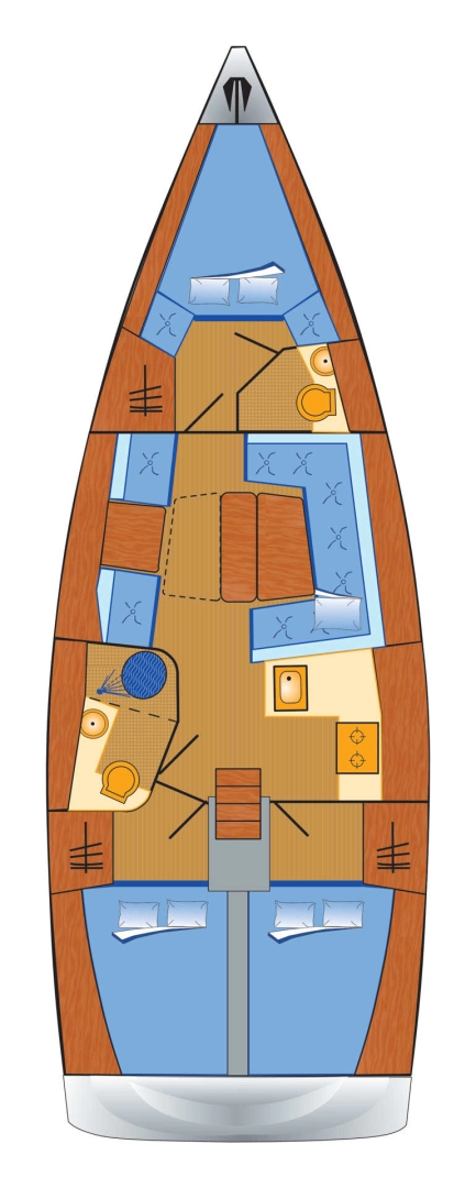 Hyr en Hanse Hanse 415 Heiligenhafen 