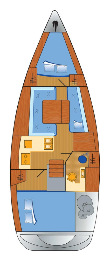Bénéteau Oceanis 34.2 charter bareboat eller skeppad i Barth