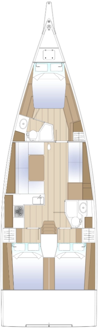 Hyra Segelbåt  med eller utan skeppare Solaris Toulon 