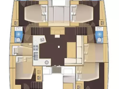 Uthyrning Trogir  - Lagoon Lagoon 52 F av Samboat 