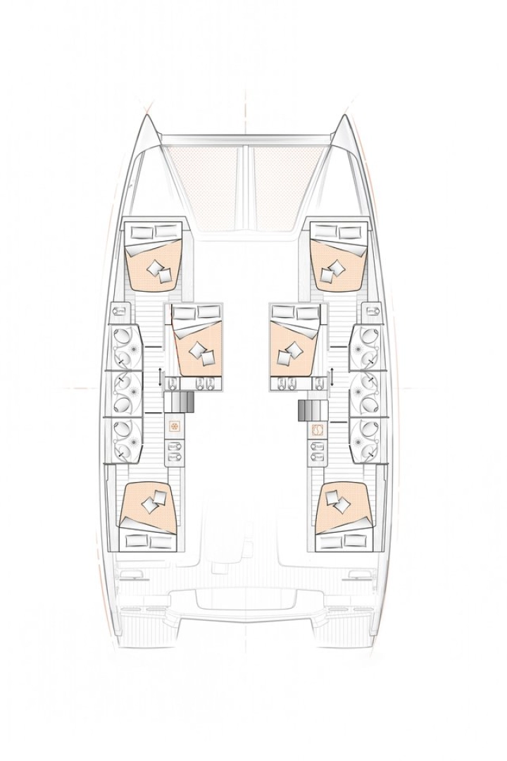 Yacht charter Donji Seget billig Excess 15