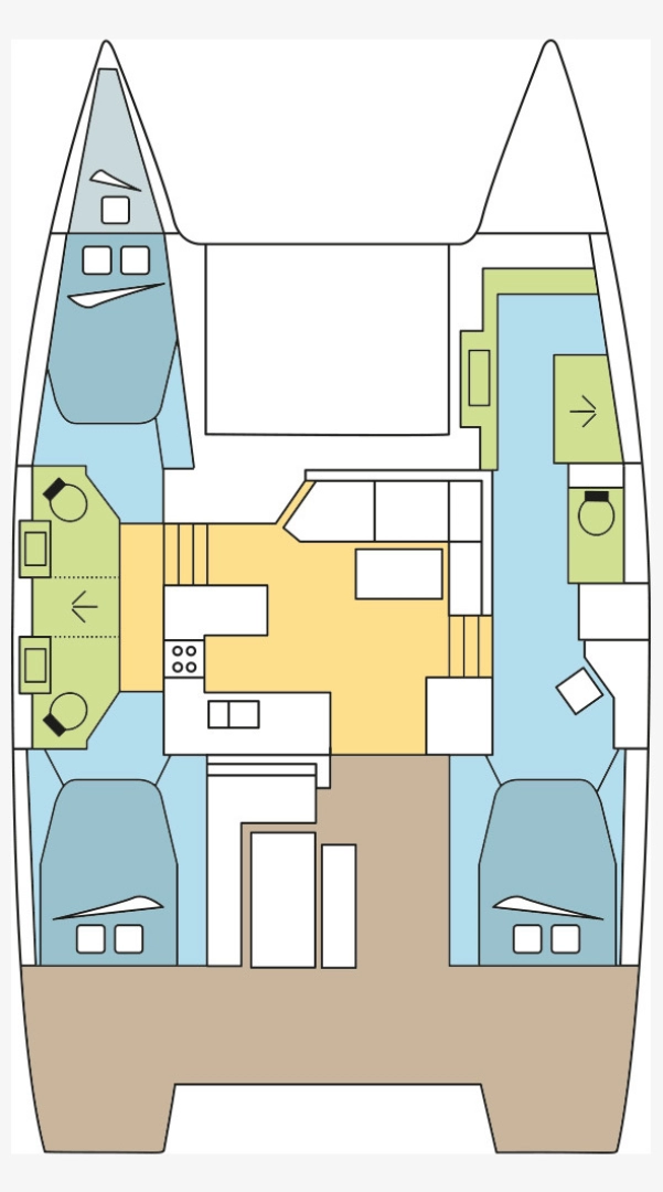Fountaine Pajot Astrea 42 charter bareboat eller skeppad i Road Town