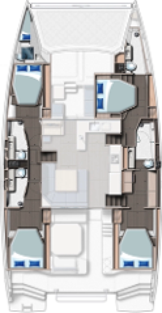 Uthyrning Saint Raphael - Leopard Catamarans / Robertson & Caine Leopard 50 av Samboat 