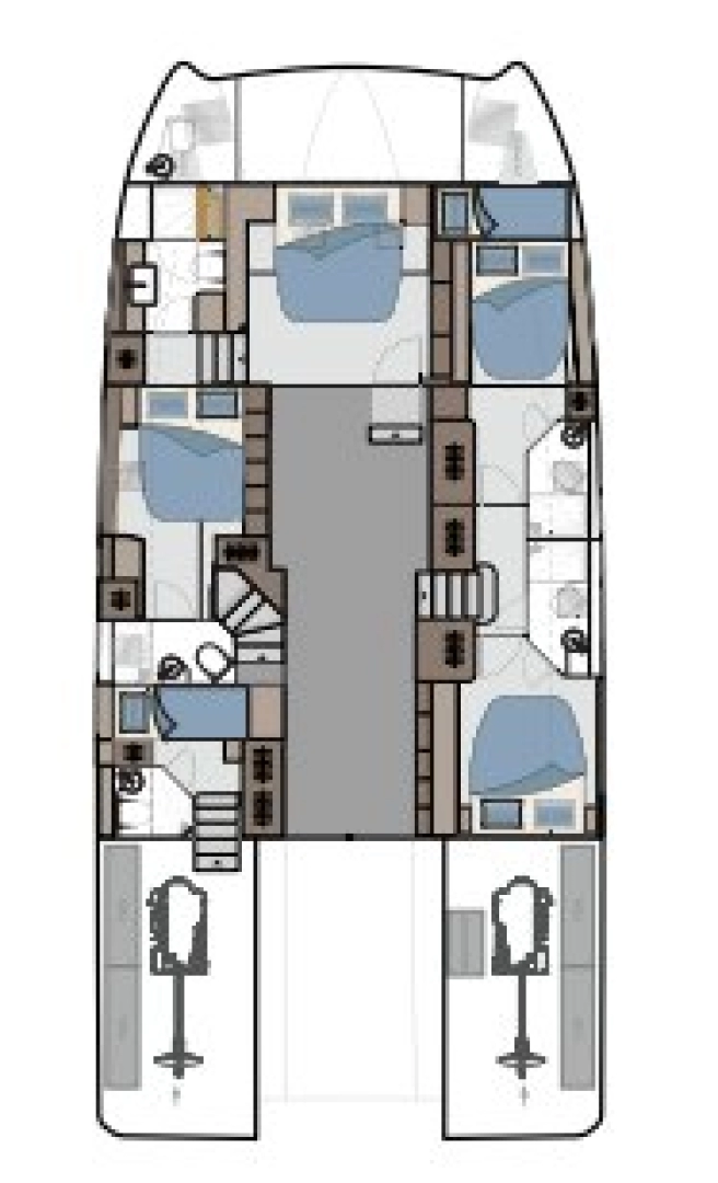 Aquila Aquila 54 charter bareboat eller skeppad i Skradin