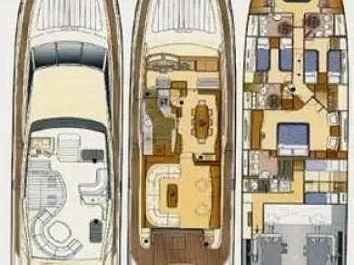 Hyra Lyx yacht med eller utan skeppare Ferretti Donji Seget 