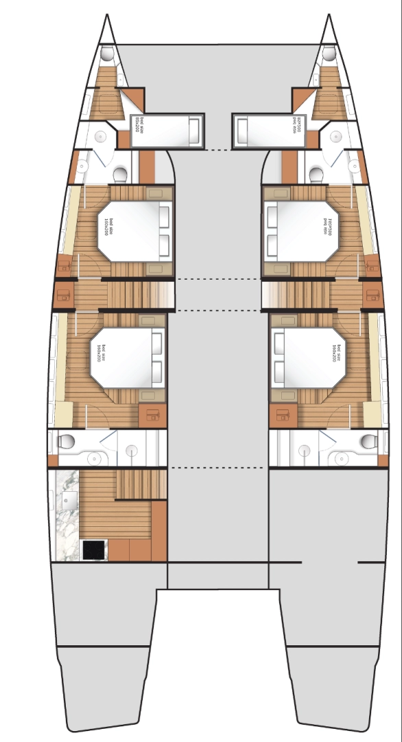 Moon Yacht Moon 6TY Power charter bareboat eller skeppad i Split 