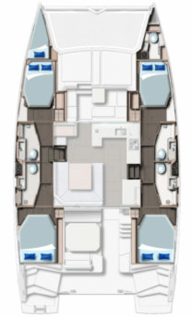 Uthyrning Katamaran  i Toulon - Leopard Catamarans / Robertson & Caine Leopard 45