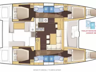 Uthyrning Katamaran  Lagoon med en båtlicens 