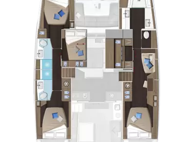 Uthyrning Katamaran  Lagoon med en båtlicens 