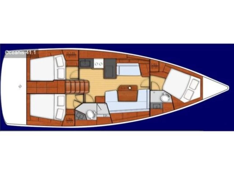 Yacht charter Nea Peramos billig Oceanis 41.1