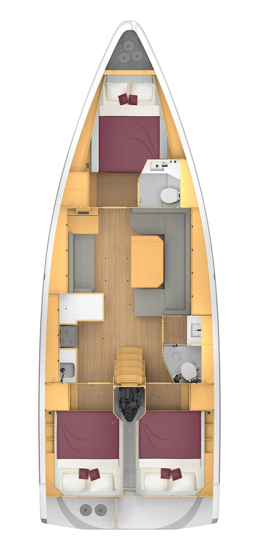 Hyr en Bavaria Bavaria C42 Biograd Na Moru 