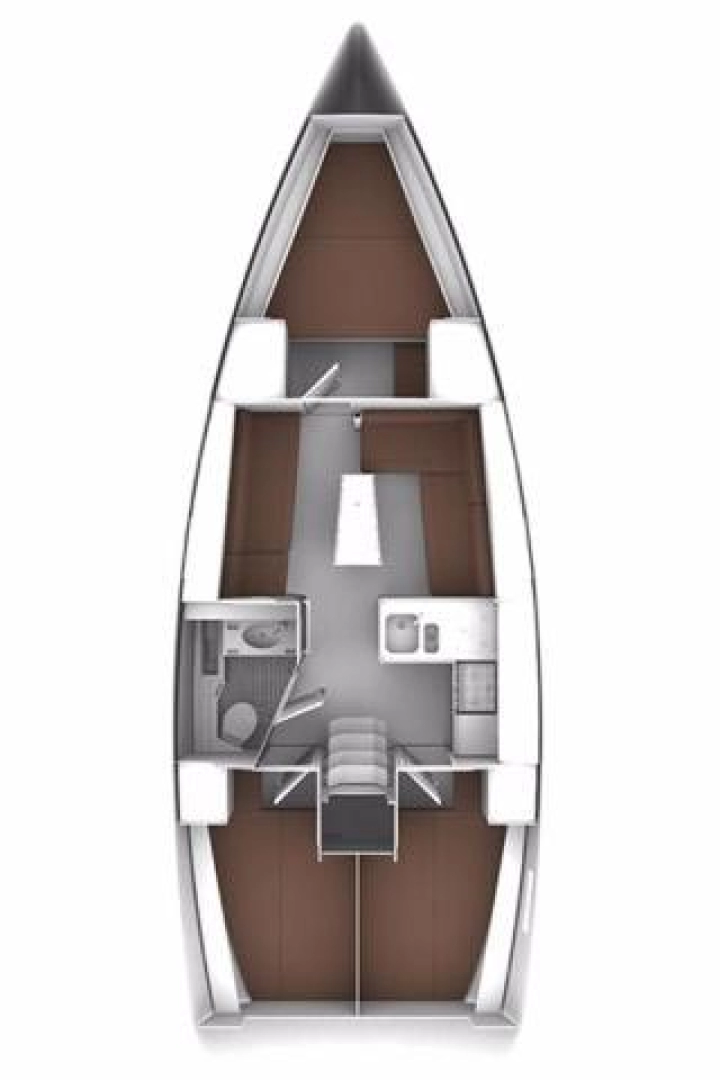 Bavaria Cruiser 37 charter bareboat eller skeppad i Punat