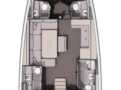Dufour Dufour 470 charter bareboat eller skeppad i Pula 
