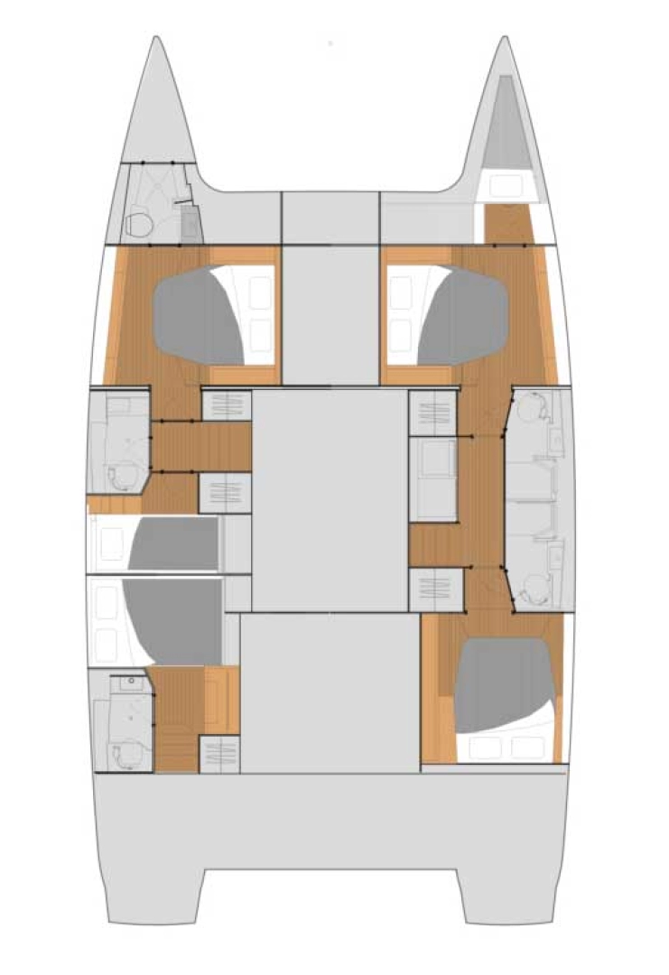 Fountaine Pajot Tanna 47 charter bareboat eller skeppad i Pula 