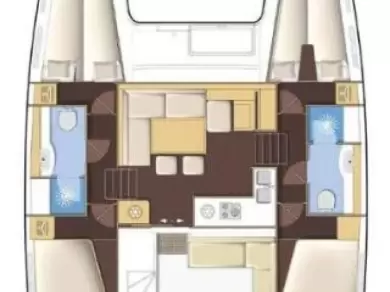 Hyra Katamaran  med eller utan skeppare Lagoon Trogir  