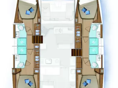 Lagoon Lagoon 46 charter bareboat eller skeppad i Šibenik 