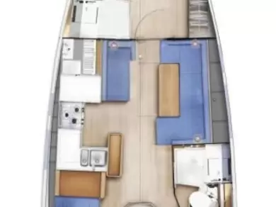 Uthyrning Biograd Na Moru - Jeanneau Sun Odyssey 410 av Samboat 