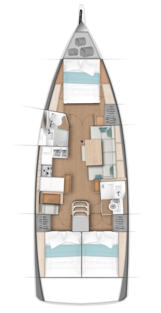 Uthyrning Biograd Na Moru - Jeanneau Sun Odyssey 440 av Samboat 