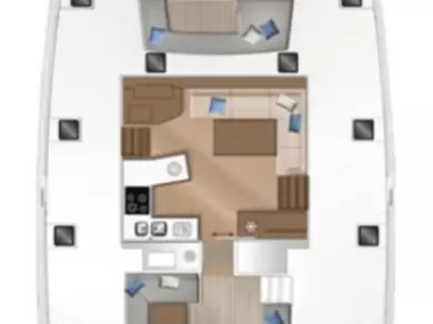 Uthyrning Katamaran  Lagoon med en båtlicens 