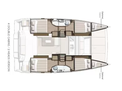 Yacht charter Donji Seget billig Bali Catsmart