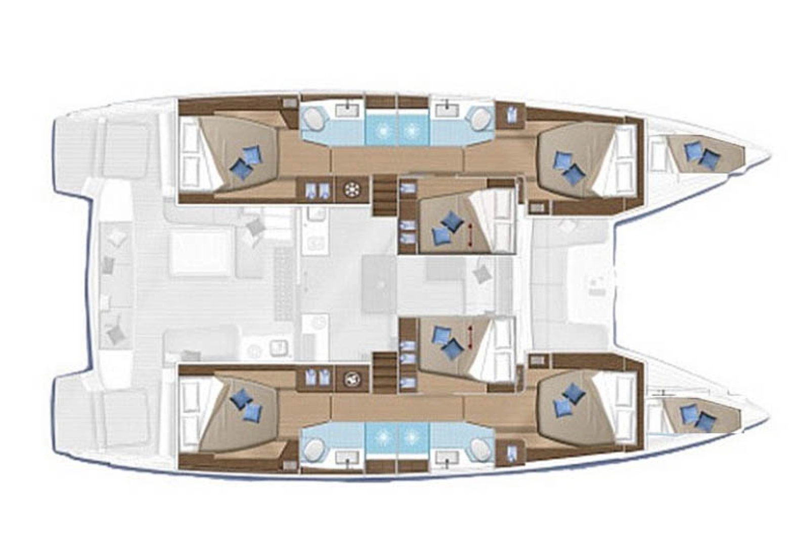 Lagoon Lagoon 50 charter bareboat eller skeppad i Road Town