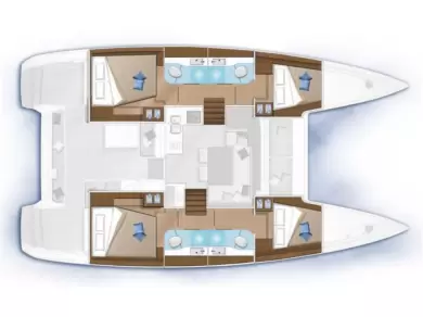 Lagoon Lagoon 40 charter bareboat eller skeppad i Pirovac