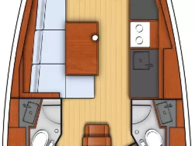 Hyra Segelbåt  med eller utan skeppare Bénéteau Biograd Na Moru 