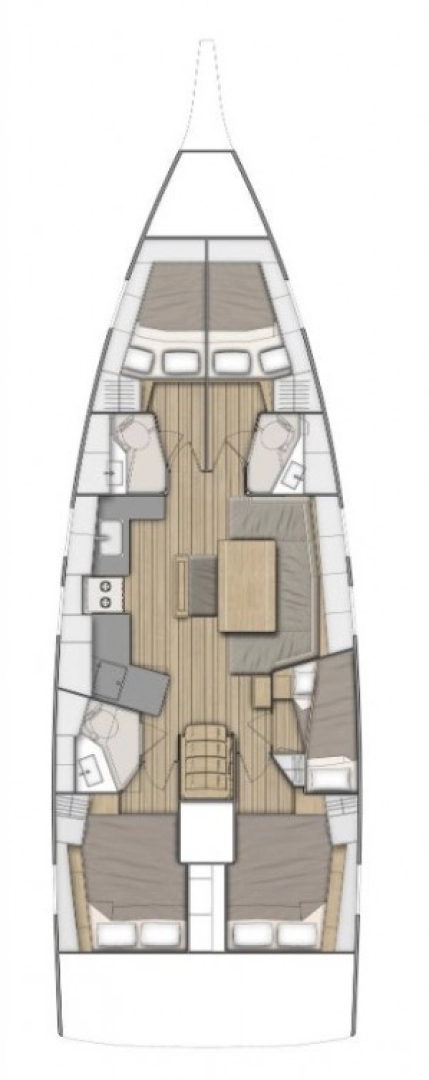 Bénéteau Oceanis 46.1 charter bareboat eller skeppad i Biograd Na Moru