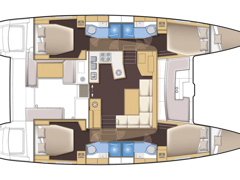 Uthyrning Katamaran  Lagoon med en båtlicens 
