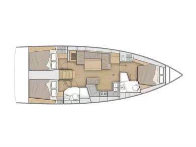 Bénéteau Oceanis 40.1 charter bareboat eller skeppad i Lefkáda