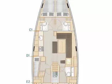 Uthyrning Donji Seget - Hanse Hanse 508 av Samboat 