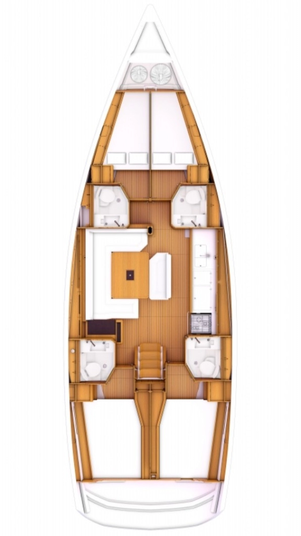 Jeanneau Sun Odyssey 479 charter bareboat eller skeppad i Cecina