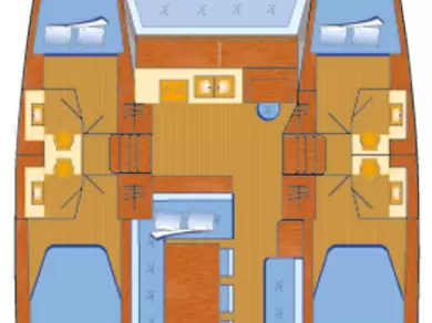 Bali Bali 4.1 charter bareboat eller skeppad i Rogoznica