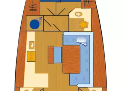 Bavaria Cruiser 46 charter bareboat eller skeppad i Rogoznica