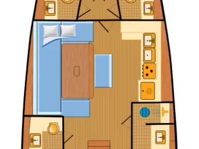 Dufour Dufour 470 charter bareboat eller skeppad i Punat