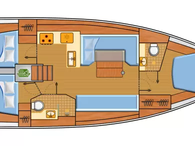 Hanse Hanse 410 charter bareboat eller skeppad i Pula 