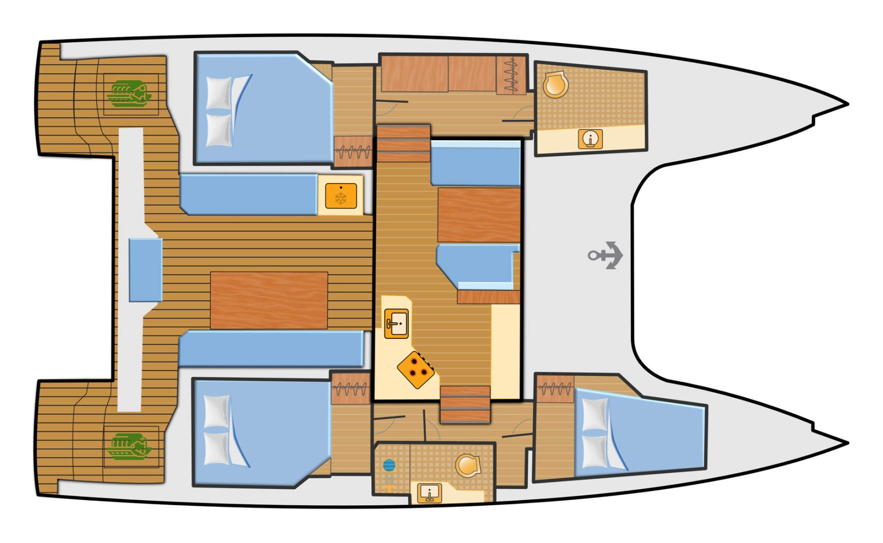 Båtuthyrning Nautitech Nautitech 40 i Rogoznica på Samboat 