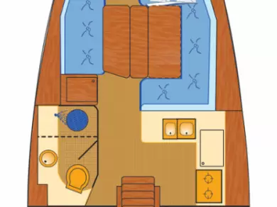 Yacht charter Punat billig Sun Odyssey 389