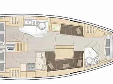 Hanse Hanse 418 charter bareboat eller skeppad i Lefkáda